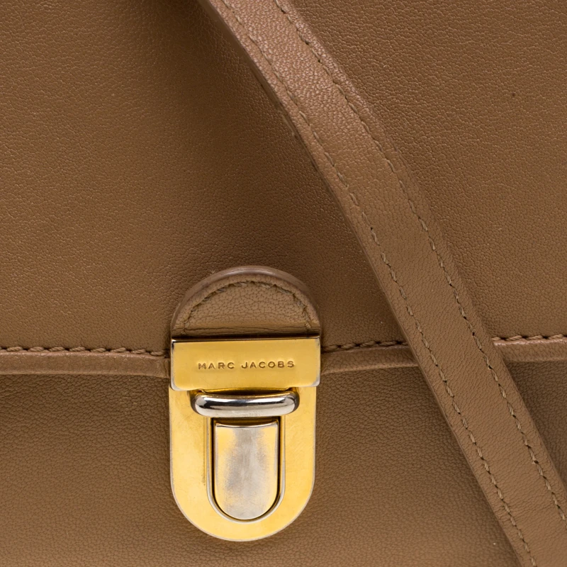 Marc Jacobs Tan Leather Crossbody Bag For Women 5 Marc Jacobs Tan Leather Crossbody Bag For Women - Image 5