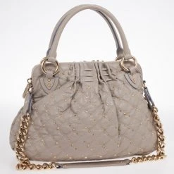 Marc Jacobs Stardust Cecilia Studded Satchel For Women -Marc Jacobs shop luxury women marc jacobs used handbags p21178 003