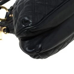 Marc Jacobs Black Quilted Leather Small Cecilia Satchel For Women 22 Marc Jacobs Black Quilted Leather Small Cecilia Satchel For Women -Marc Jacobs shop luxury women marc jacobs used handbags p215731 012