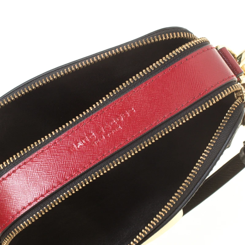 Marc Jacobs Black/Red Leather Snapshot Camera Crossbody Bag For Women 7 Marc Jacobs Black/Red Leather Snapshot Camera Crossbody Bag For Women - Image 7