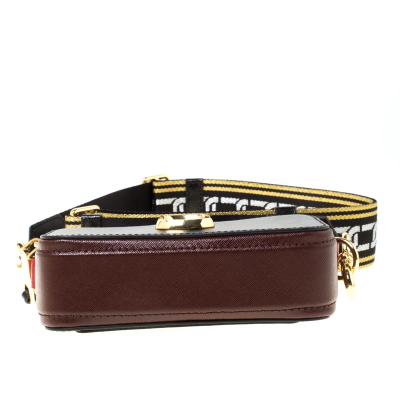 Marc Jacobs Black/Red Leather Snapshot Camera Crossbody Bag For Women 6 Marc Jacobs Black/Red Leather Snapshot Camera Crossbody Bag For Women - Image 6