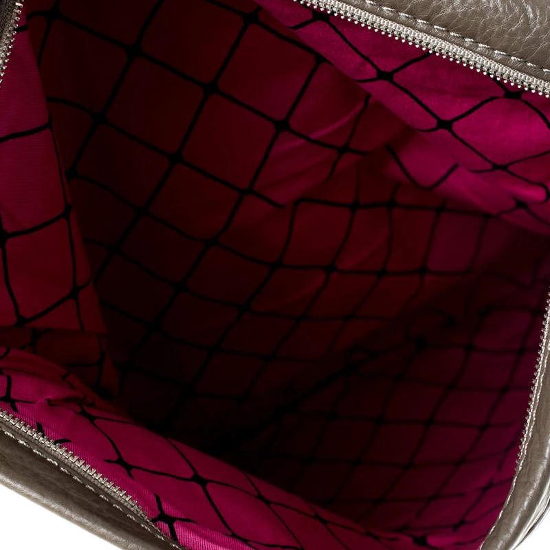 Marc By Marc Jacobs Light Grey/Brown Leather Magazine Fold Over Clutch For Women 8 Marc By Marc Jacobs Light Grey/Brown Leather Magazine Fold Over Clutch For Women - Image 8