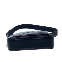 Marc Jacobs Navy Blue Leather Double Zip Crossbody Bag For Women -Marc Jacobs shop luxury women marc jacobs used handbags p229584 014