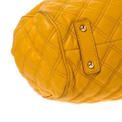 Marc Jacobs Yellow Quilted Leather Stam Shoulder Bag For Women 25 Marc Jacobs Yellow Quilted Leather Stam Shoulder Bag For Women -Marc Jacobs shop luxury women marc jacobs used handbags p233283 007