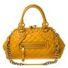 Marc Jacobs Yellow Quilted Leather Stam Shoulder Bag For Women