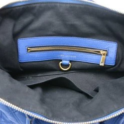 Marc Jacobs Blue Quilted Leather Bruna Tote For Women -Marc Jacobs shop luxury women marc jacobs used handbags p23850 0012