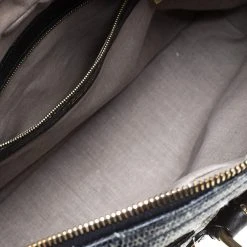 Marc Jacobs Black/Blue Quilted Leather Venetia Satchel For Women 17 Marc Jacobs Black/Blue Quilted Leather Venetia Satchel For Women -Marc Jacobs shop luxury women marc jacobs used handbags p238948 008