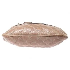 Marc Jacobs Beige Quilted Leather Little Stam Shoulder Bag For Women -Marc Jacobs shop luxury women marc jacobs used handbags p248578 001