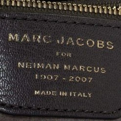 Marc Jacobs Grey/Silver Quilted Leather Stam Shoulder Bag For Women -Marc Jacobs shop luxury women marc jacobs used handbags p252405 002