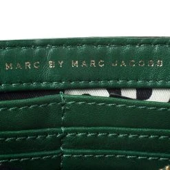 Marc Jacobs Green Leather Turnlock Crossbody Bag For Women -Marc Jacobs shop luxury women marc jacobs used handbags p257200 010