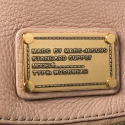 Marc Jacobs Beige Leather Classic Q Natasha Crossbody Bag For Women -Marc Jacobs shop luxury women marc jacobs used handbags p258609 005