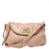 Marc Jacobs Beige Leather Classic Q Natasha Crossbody Bag For Women