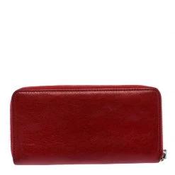 Marc Jacobs Red Studded Leather Zip Around Continental Wallet For Women 13 Marc Jacobs Red Studded Leather Zip Around Continental Wallet For Women -Marc Jacobs shop luxury women marc jacobs used handbags p258763 007