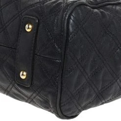 Marc Jacobs Black Quilted Leather Mini Stam Satchel For Women 21 Marc Jacobs Black Quilted Leather Mini Stam Satchel For Women -Marc Jacobs shop luxury women marc jacobs used handbags p258866 002