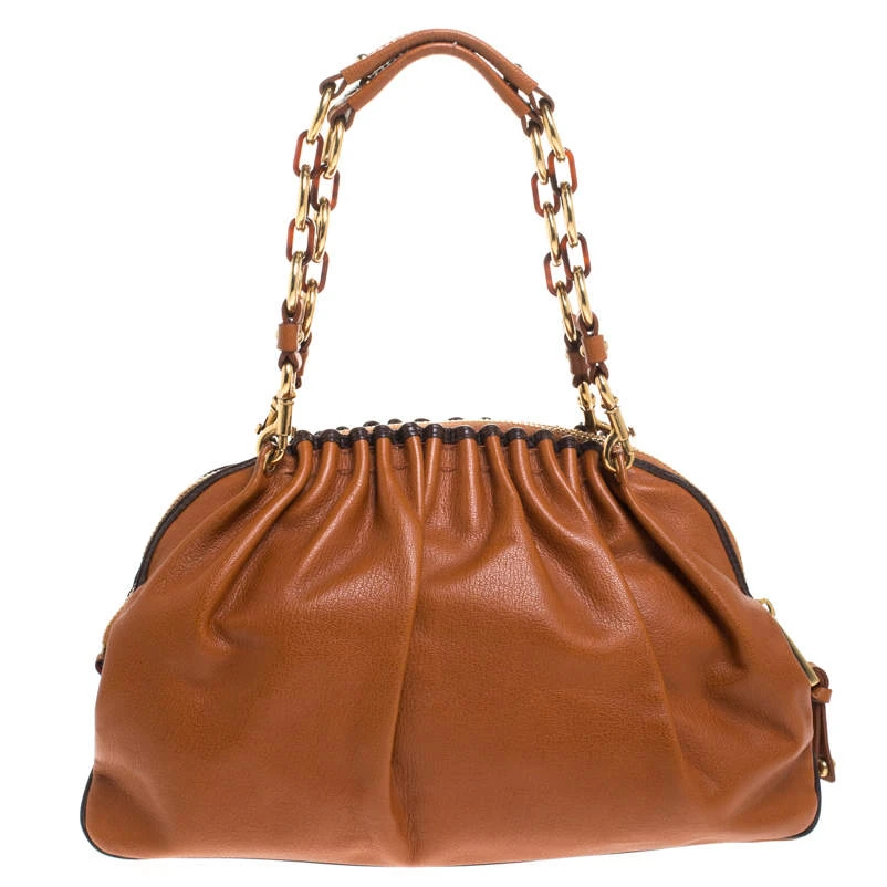 Marc Jacobs Tan Leather Capra Satchel For Women 4 Marc Jacobs Tan Leather Capra Satchel For Women - Image 4
