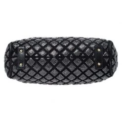 Marc Jacobs Black Crystal Embellished Quilted Leather Stam Satchel For Women -Marc Jacobs shop luxury women marc jacobs used handbags p262691 013