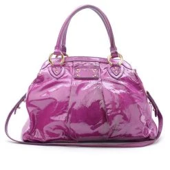 Marc Jacobs Alyona Purple Patent Leather Satchel For Women -Marc Jacobs shop luxury women marc jacobs used handbags p26451 0004
