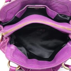 Marc Jacobs Alyona Purple Patent Leather Satchel For Women -Marc Jacobs shop luxury women marc jacobs used handbags p26451 0012