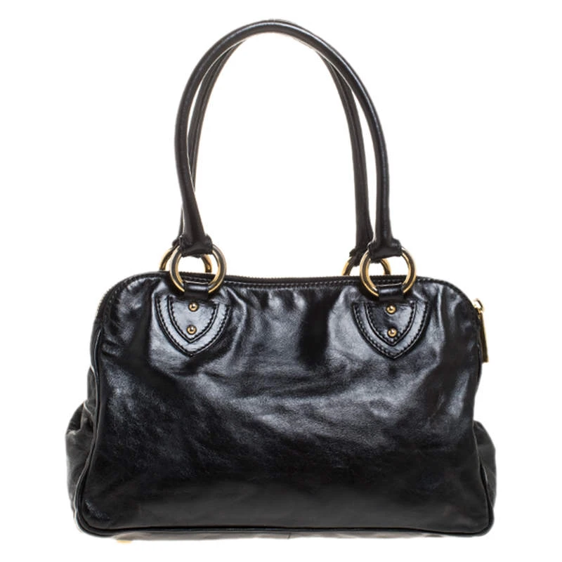 Marc Jacobs Black Leather Blake Satchel For Women 4 Marc Jacobs Black Leather Blake Satchel For Women - Image 4