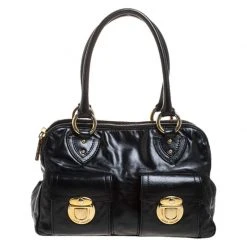 Marc Jacobs Black Leather Blake Satchel For Women