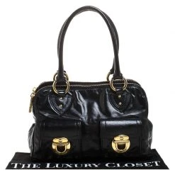 Marc Jacobs Black Leather Blake Satchel For Women 19 Marc Jacobs Black Leather Blake Satchel For Women -Marc Jacobs shop luxury women marc jacobs used handbags p264825 009