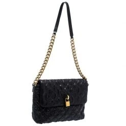 Marc Jacobs Black Quilted Leather Shoulder Bag For Women 13 Marc Jacobs Black Quilted Leather Shoulder Bag For Women -Marc Jacobs shop luxury women marc jacobs used handbags p274370 1582610140 008