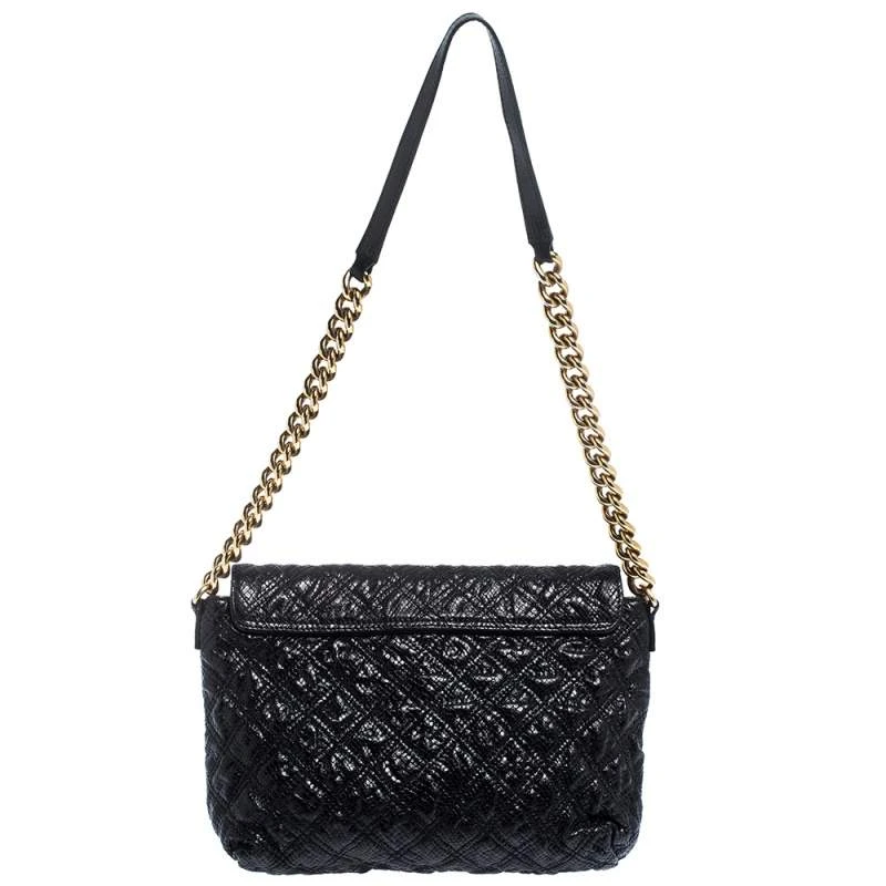 Marc Jacobs Black Quilted Leather Shoulder Bag For Women 4 Marc Jacobs Black Quilted Leather Shoulder Bag For Women - Image 4