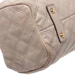 Marc Jacobs Beige Leather Mini Stam Satchel For Women -Marc Jacobs shop luxury women marc jacobs used handbags p275023 003