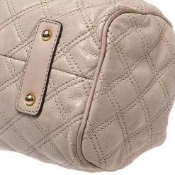 Marc Jacobs Beige Leather Mini Stam Satchel For Women -Marc Jacobs shop luxury women marc jacobs used handbags p275023 004