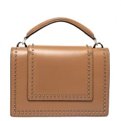 Marc Jacobs Beige Studded Leather Small Mischief Shoulder Bag For Women -Marc Jacobs shop luxury women marc jacobs used handbags p280637 006