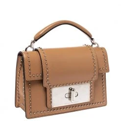 Marc Jacobs Beige Studded Leather Small Mischief Shoulder Bag For Women -Marc Jacobs shop luxury women marc jacobs used handbags p280637 007