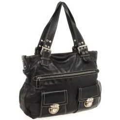 Marc Jacobs Black Leather Stella Tote For Women 18 Marc Jacobs Black Leather Stella Tote For Women -Marc Jacobs shop luxury women marc jacobs used handbags p28588 0003