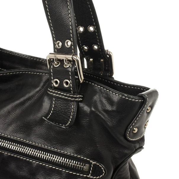 Marc Jacobs Black Leather Stella Tote For Women 10 Marc Jacobs Black Leather Stella Tote For Women - Image 10