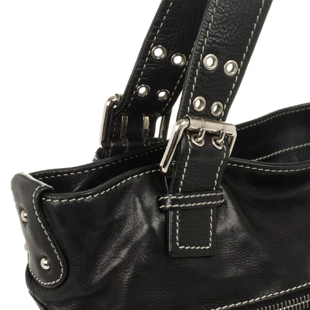 Marc Jacobs Black Leather Stella Tote For Women 12 Marc Jacobs Black Leather Stella Tote For Women - Image 12