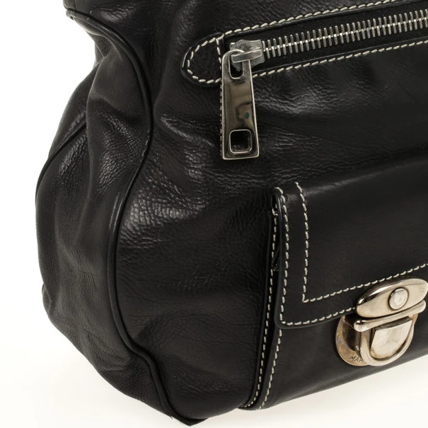 Marc Jacobs Black Leather Stella Tote For Women 13 Marc Jacobs Black Leather Stella Tote For Women - Image 13