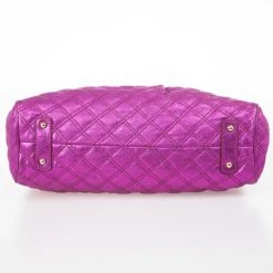 Marc Jacobs Metallic Leather Stam Bag For Women -Marc Jacobs shop luxury women marc jacobs used handbags p29458 005