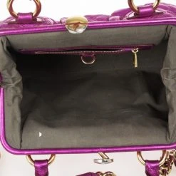 Marc Jacobs Metallic Leather Stam Bag For Women -Marc Jacobs shop luxury women marc jacobs used handbags p29458 015