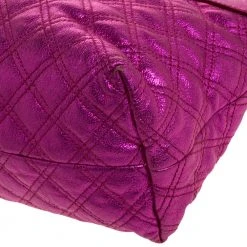 Marc Jacobs Metallic Pink Quilted Leather Satchel For Women -Marc Jacobs shop luxury women marc jacobs used handbags p314731 003