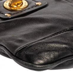 Marc Jacobs Black Leather Turnlock Crossbody Bag For Women 24 Marc Jacobs Black Leather Turnlock Crossbody Bag For Women -Marc Jacobs shop luxury women marc jacobs used handbags p323661 008