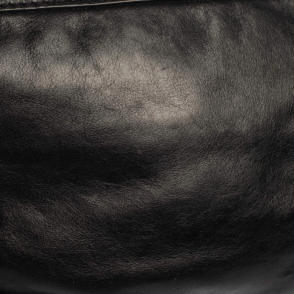 Marc Jacobs Black Leather Turnlock Crossbody Bag For Women 5 Marc Jacobs Black Leather Turnlock Crossbody Bag For Women - Image 5