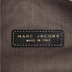 Marc Jacobs Black Leather Two Pocket Clutch For Women -Marc Jacobs shop luxury women marc jacobs used handbags p33015 007