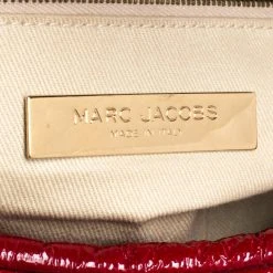 Marc Jacobs Red Quilted Patent Leather Pushlock Satchel For Women 18 Marc Jacobs Red Quilted Patent Leather Pushlock Satchel For Women -Marc Jacobs shop luxury women marc jacobs used handbags p330394 007