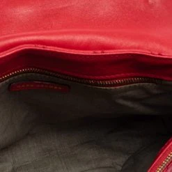 Marc Jacobs Red Quilted Leather Flap Shoulder Bag For Women -Marc Jacobs shop luxury women marc jacobs used handbags p350453 011