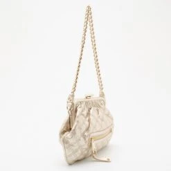 Marc Jacobs Metallic Pale Gold Little Stam For Women -Marc Jacobs shop luxury women marc jacobs used handbags p35524 003