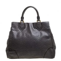 Marc By Marc Jacobs Grey Ostrich Embossed Leather Ozzie Square Lucy Tote For Women 16 Marc By Marc Jacobs Grey Ostrich Embossed Leather Ozzie Square Lucy Tote For Women -Marc Jacobs shop luxury women marc jacobs used handbags p365885 003