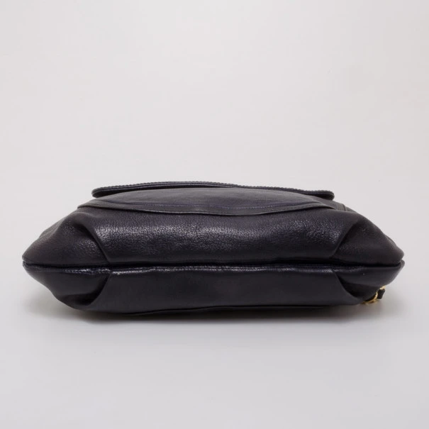 Marc Jacobs Black And Navy Leather Chain Handle Tote For Women 5 Marc Jacobs Black And Navy Leather Chain Handle Tote For Women - Image 5