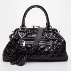 Marc Jacobs Black Patent 'Polished' Stam For Women