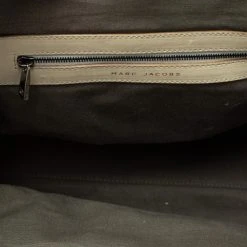 Marc Jacobs Beige Quilted Snakeskin Effect Leather Stam Satchel For Women -Marc Jacobs shop luxury women marc jacobs used handbags p387151 005