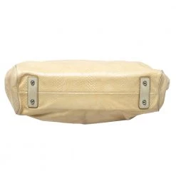 Marc Jacobs Beige Quilted Snakeskin Effect Leather Stam Satchel For Women -Marc Jacobs shop luxury women marc jacobs used handbags p387151 008