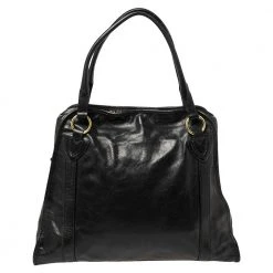 Marc Jacobs Black Leather Wellington Fulton Satchel For Women -Marc Jacobs shop luxury women marc jacobs used handbags p387715 004